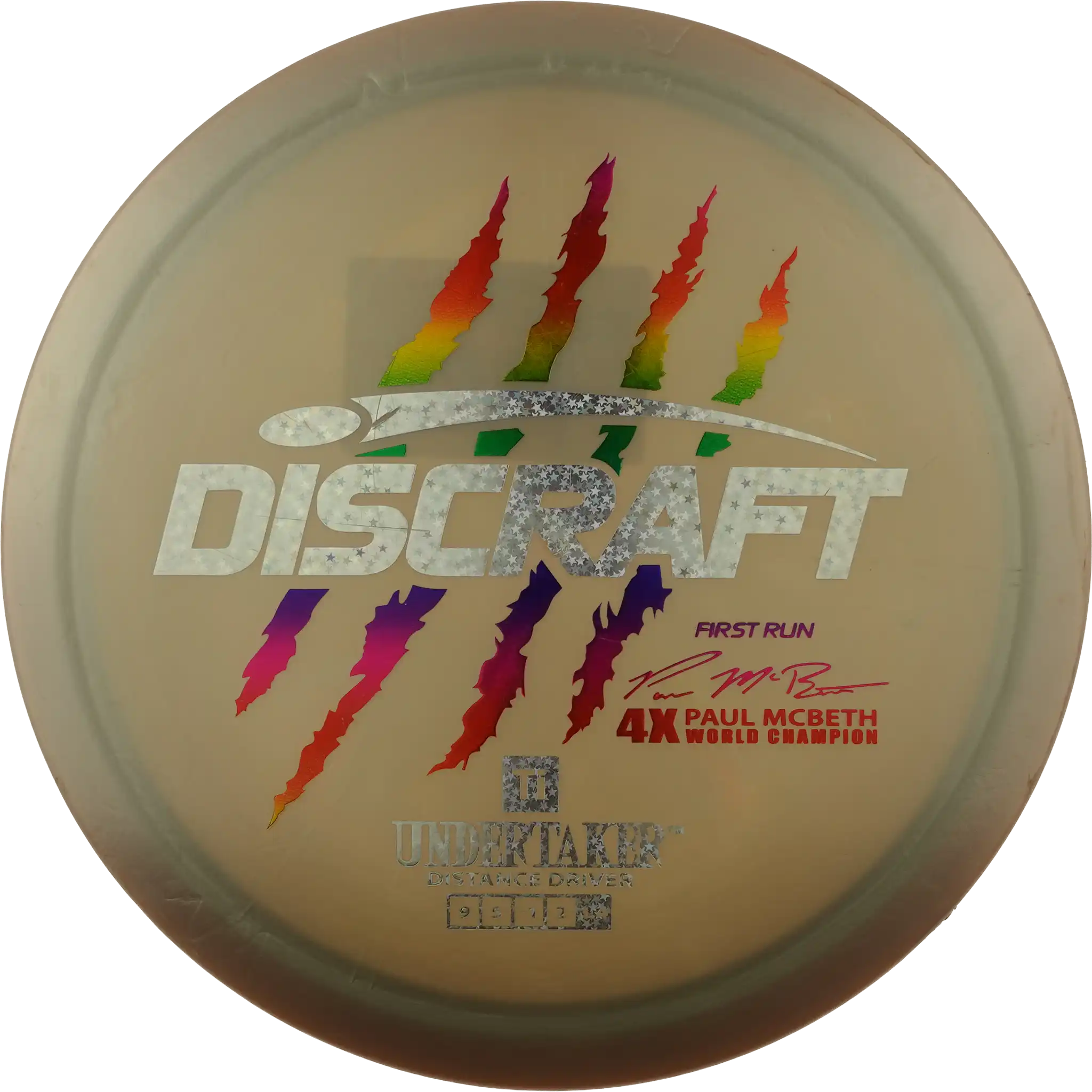 Titanium Undertaker - Paul McBeth - First Run
