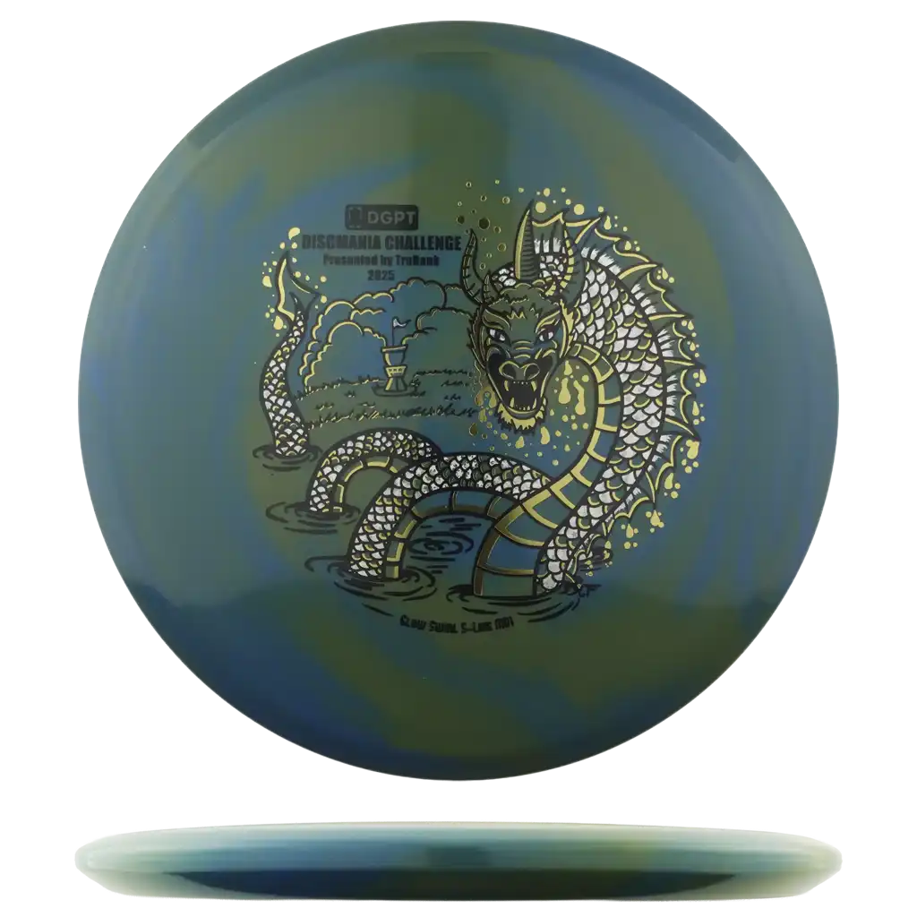 Glow Swirl S-Line MD1 - Discmania Challenge - Triple Stamp