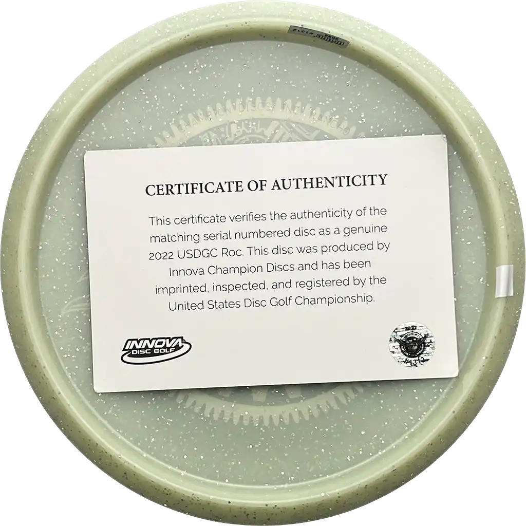 Glow Champion Metal Flake Rancho Roc - Robot Roc - 2022 USDGC #1312