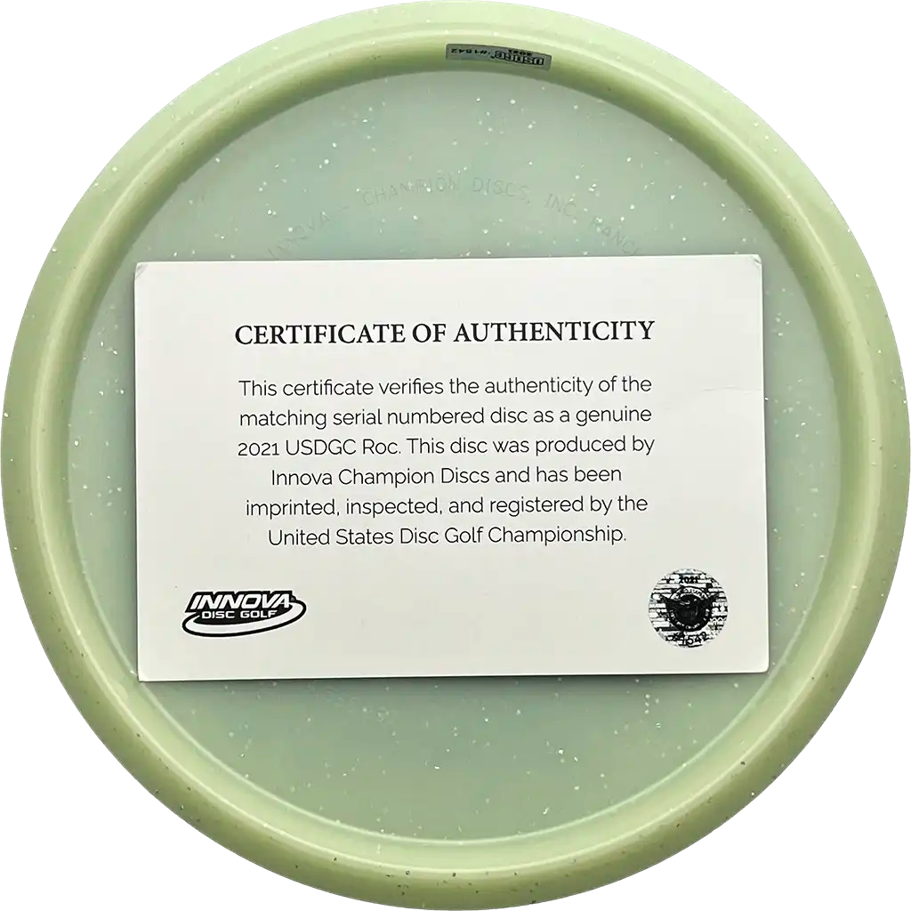Glow Champion Metal Flake Rancho Roc - Pirate Roc - 2021 USDGC #1542