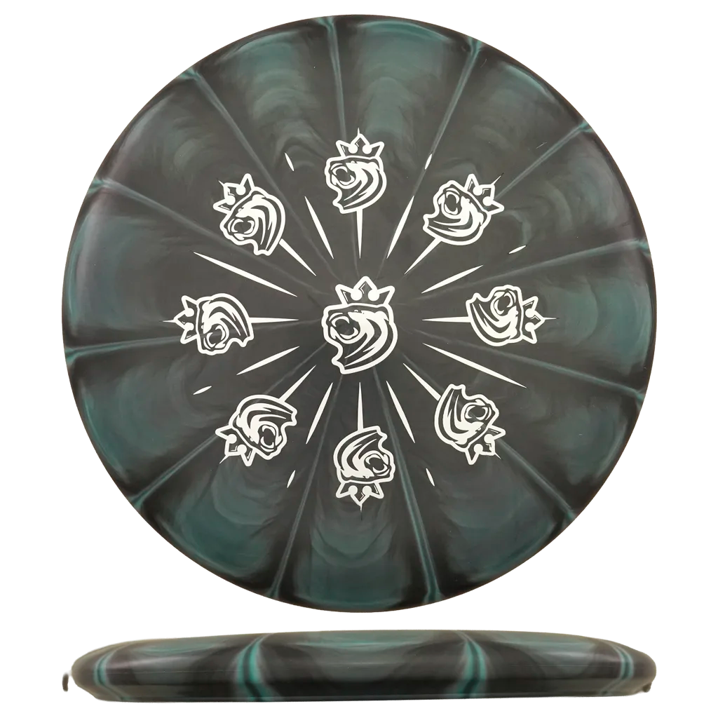 Flex 1 Vapor D-Line P1X - DiscKing Special Edition - Musta/Turkoosi / Circle