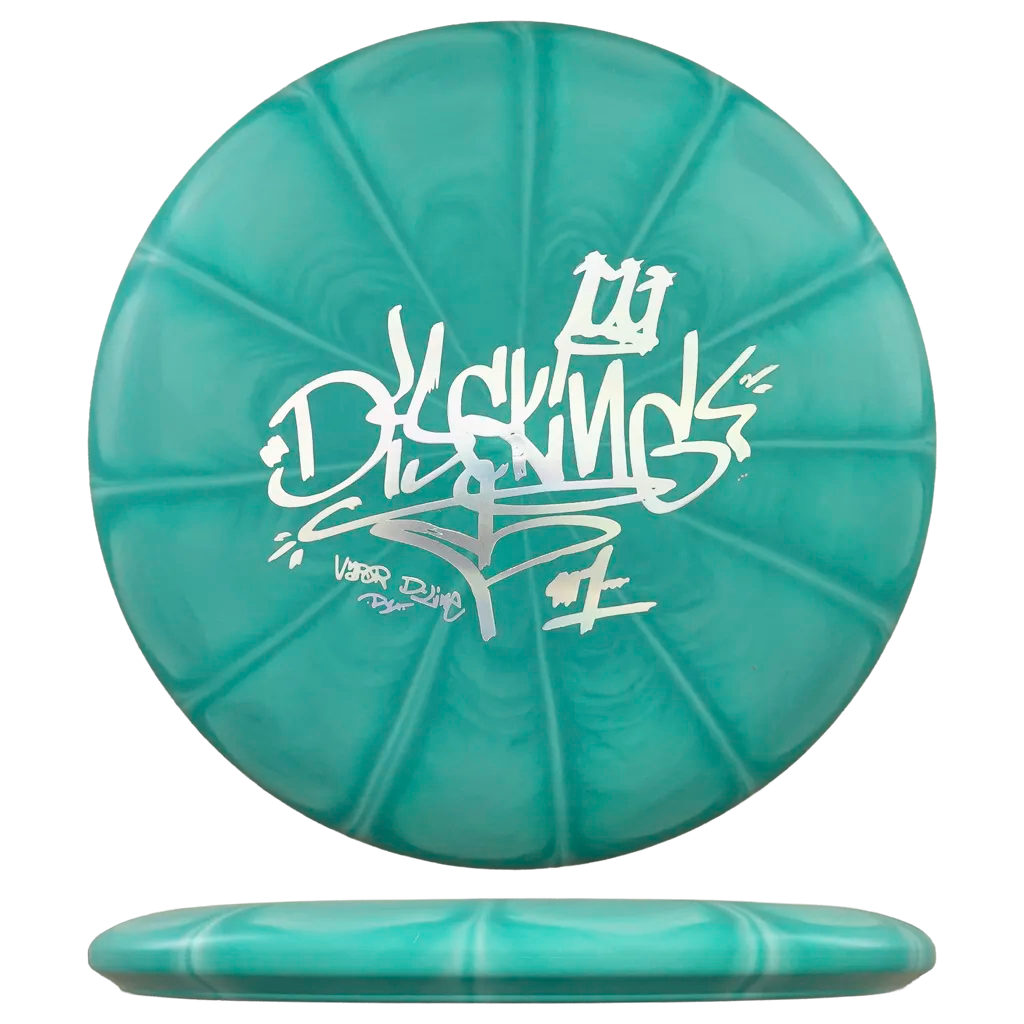 Flex 3 Vapor D-Line P1X - DiscKing Special Edition - Turkoosi/Valkoinen / Graffiti #2