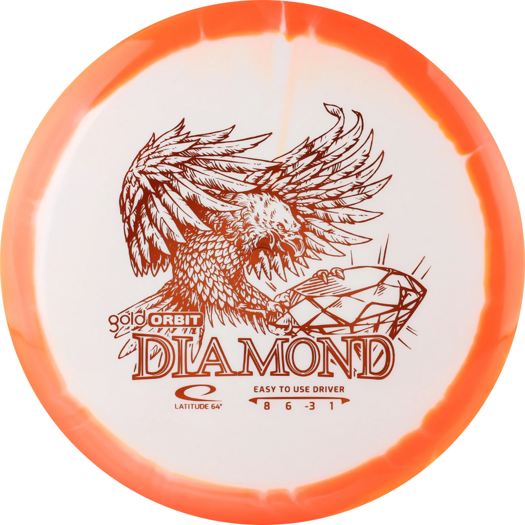 Gold Orbit Diamond Oranssi