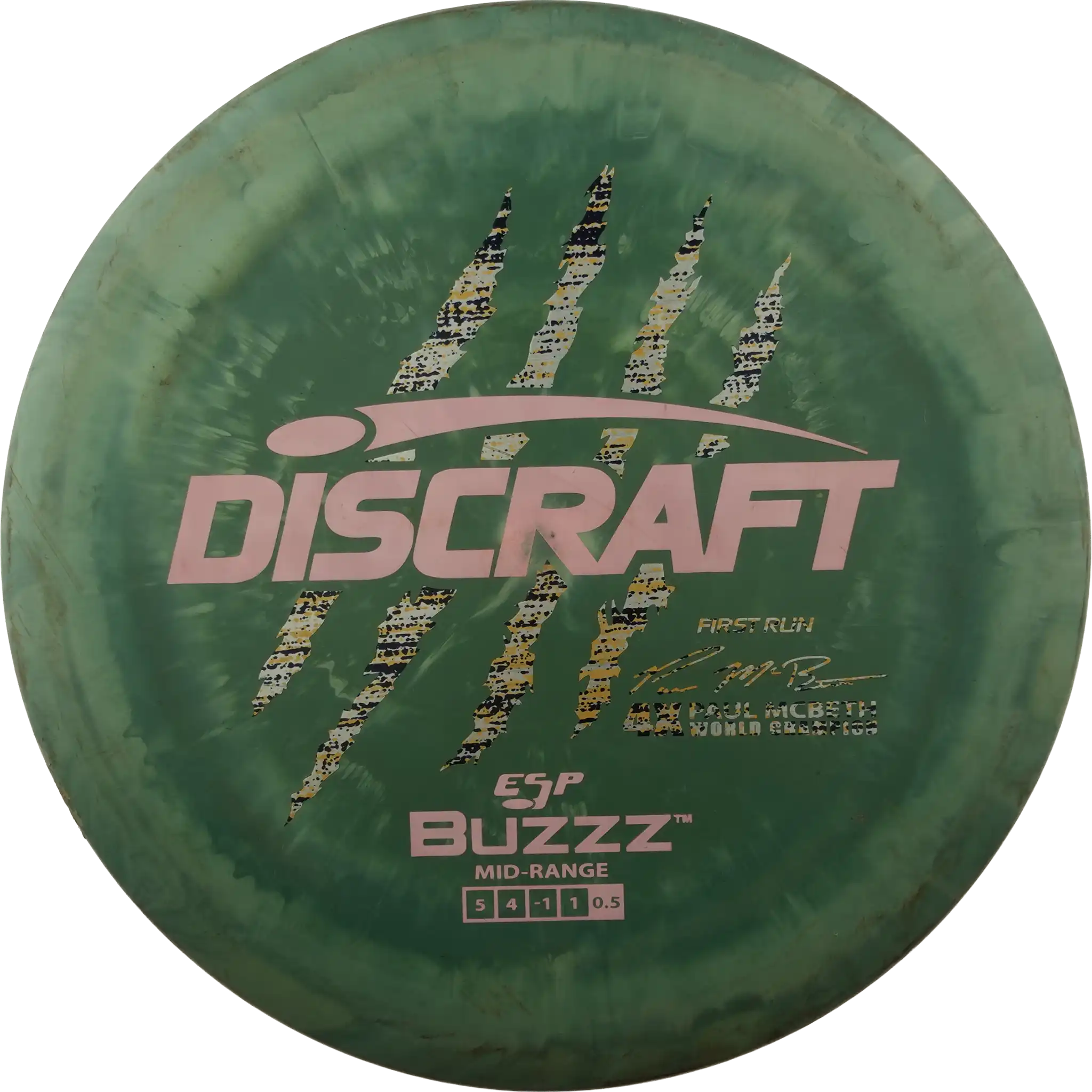 ESP Buzzz - First Run - Paul McBeth 4x World Champion - Claw Stamp