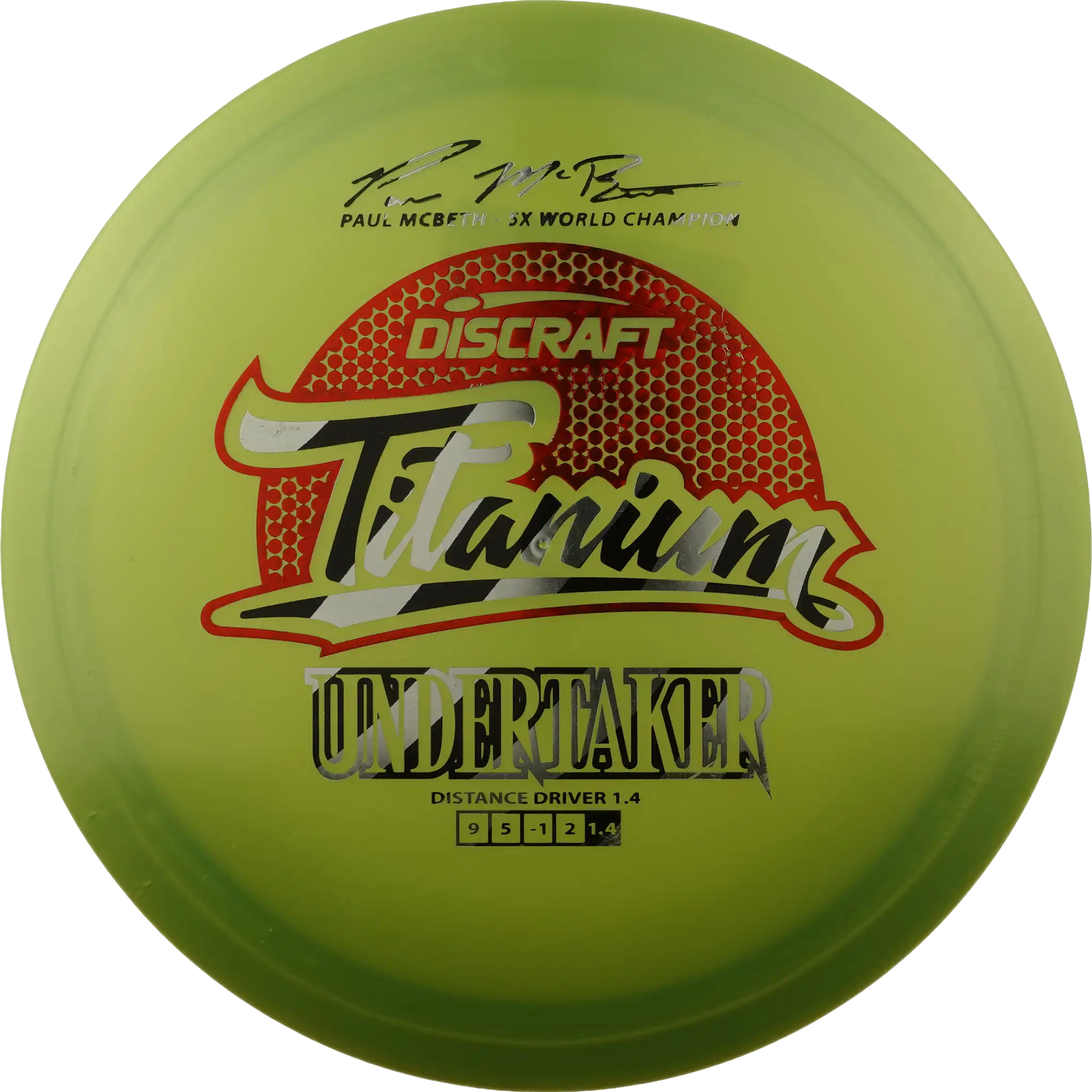 Titanium Undertaker - Paul McBeth 5x World Champion