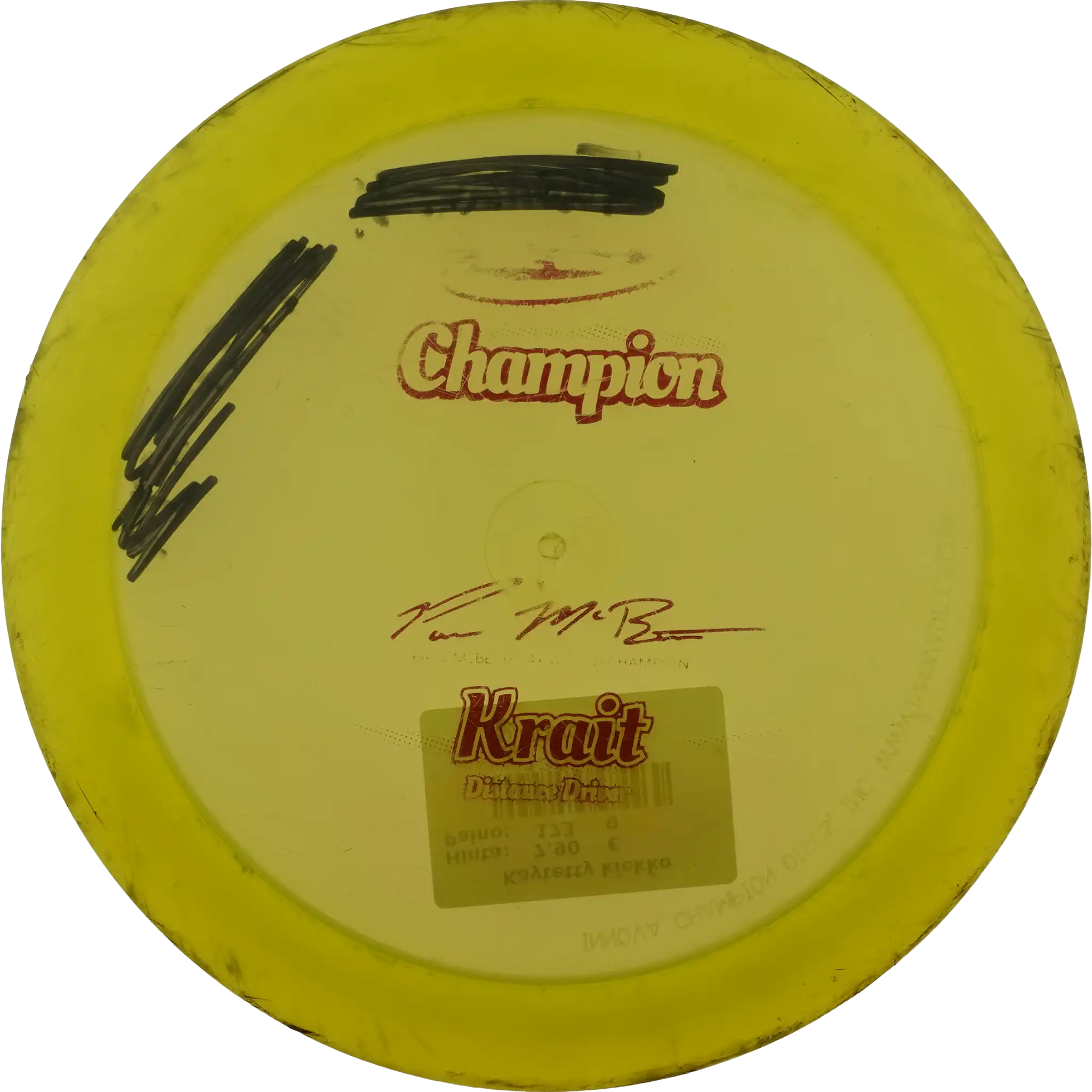 Champion Krait - Paul Mcbeth