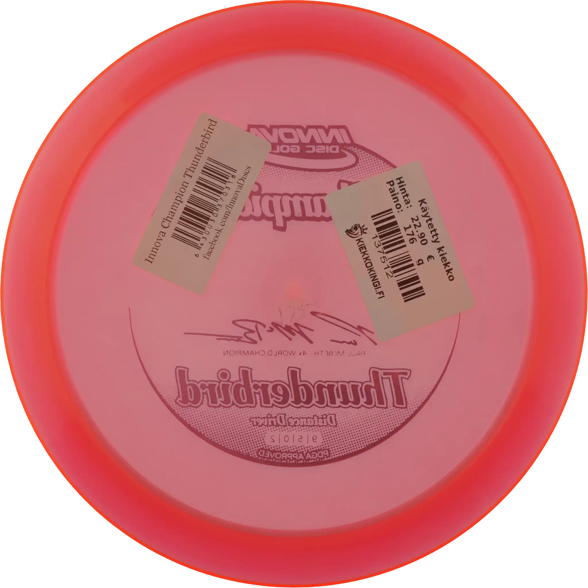 Champion Thunderbird - Paul McBeth 4X