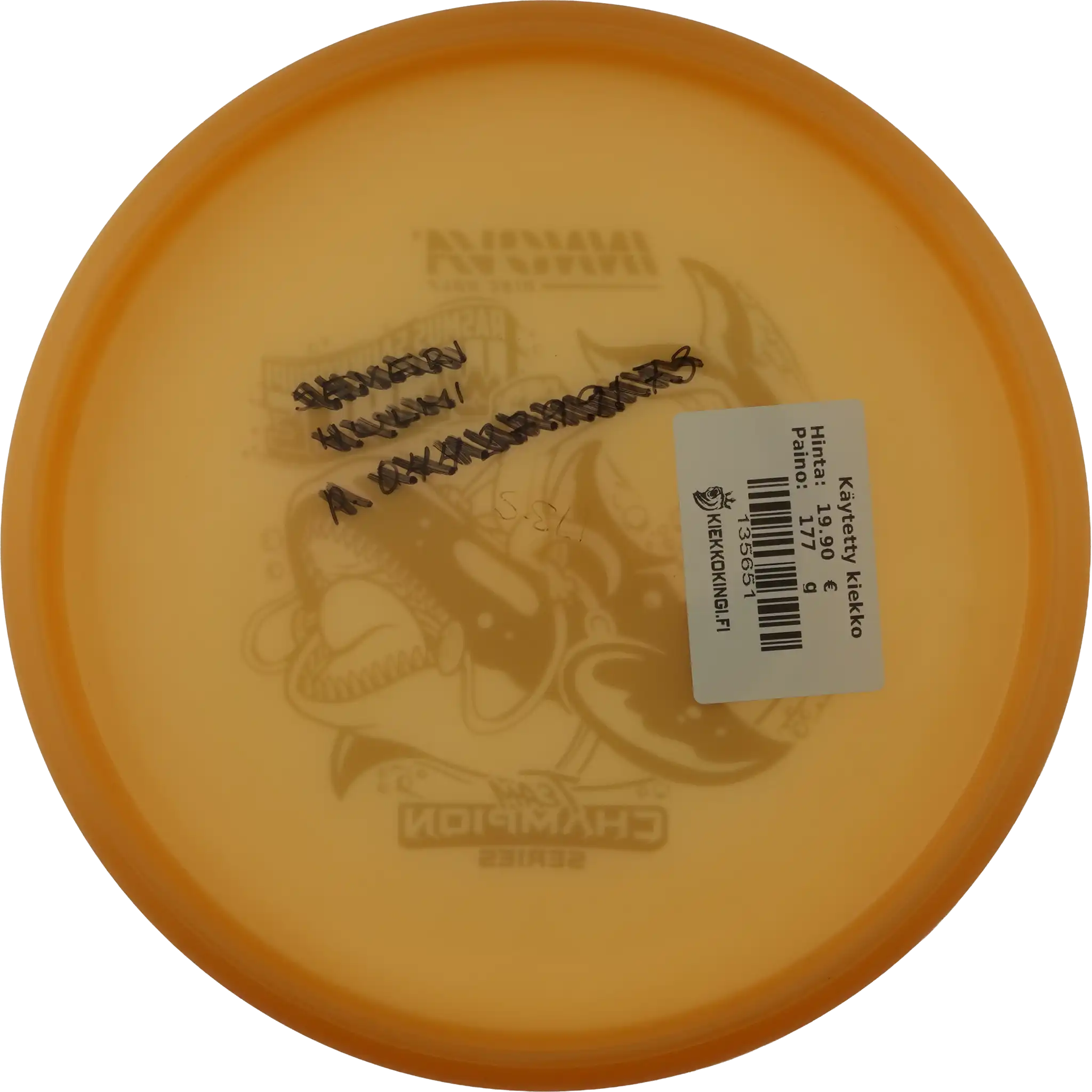 Proto Glow Champion Whale - Rasmus Saukkoriipi Tour Series