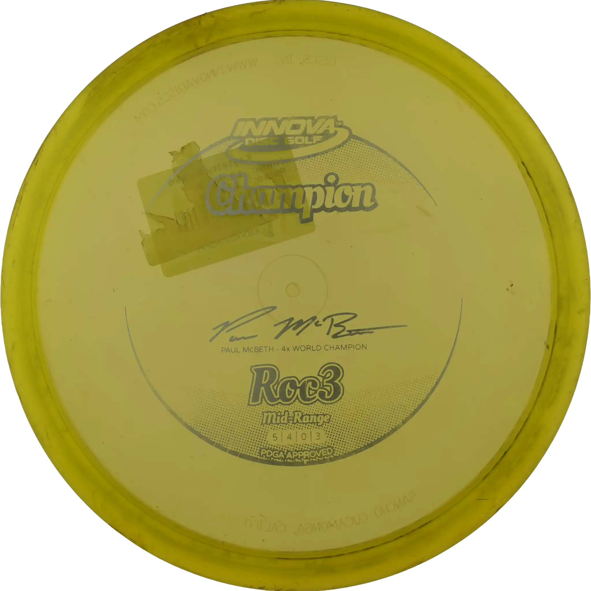 Champion Roc3 - Paul McBeth 4x World Champion