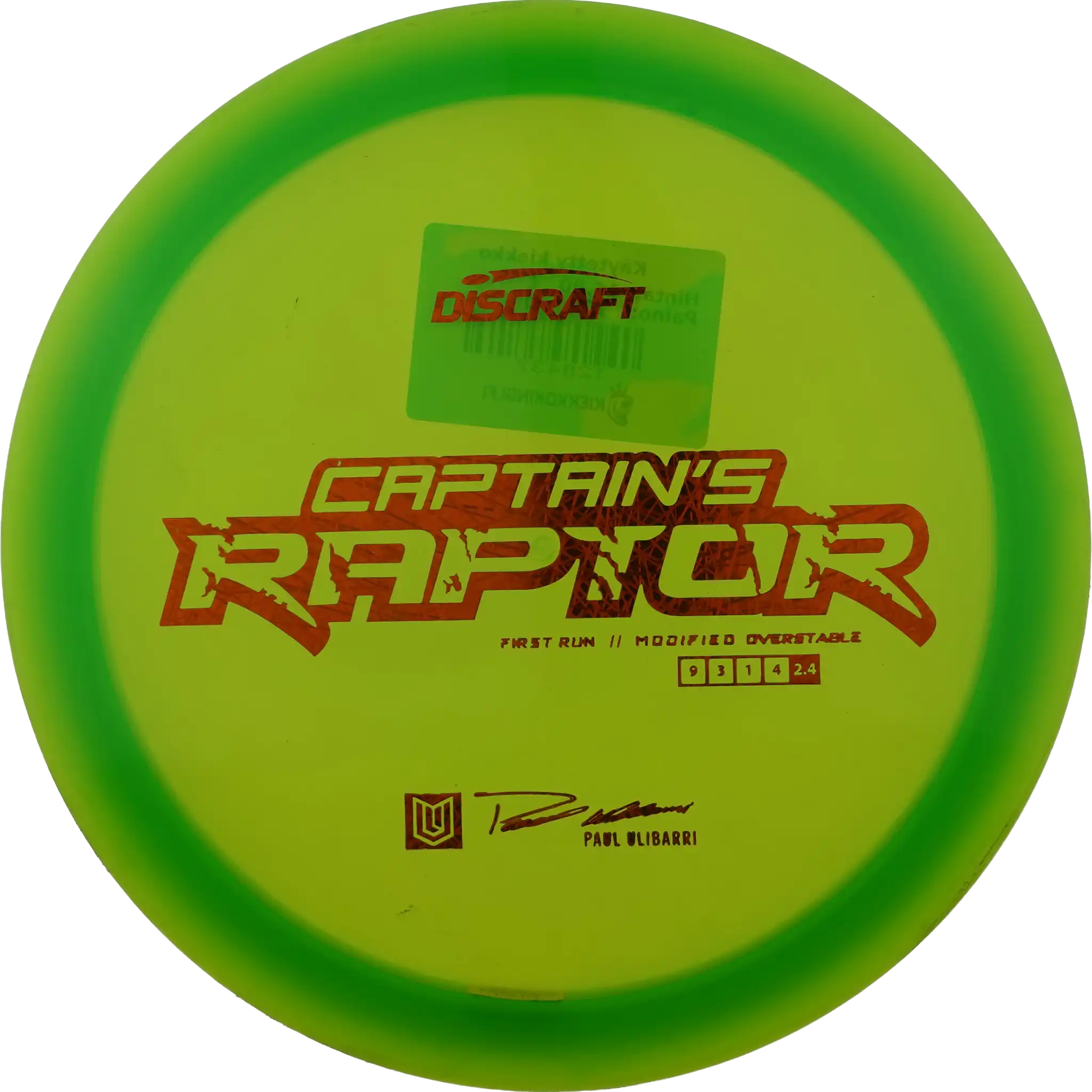 Z Captain's Raptor