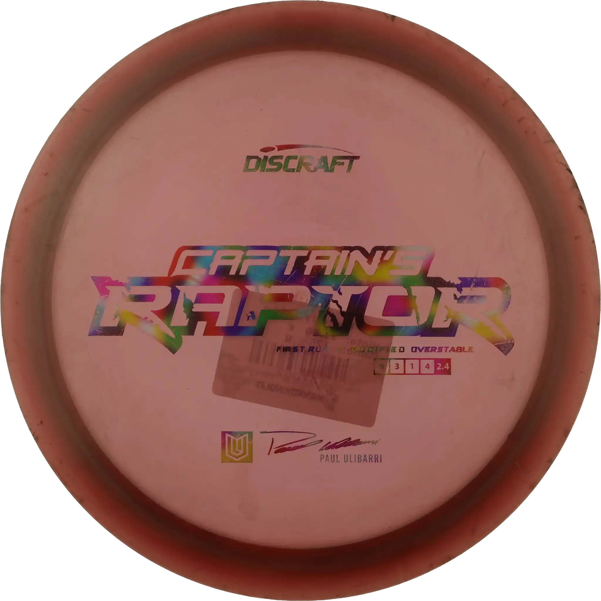 Metallic Z Captain's Raptor - Paul Ulibarri - First Run