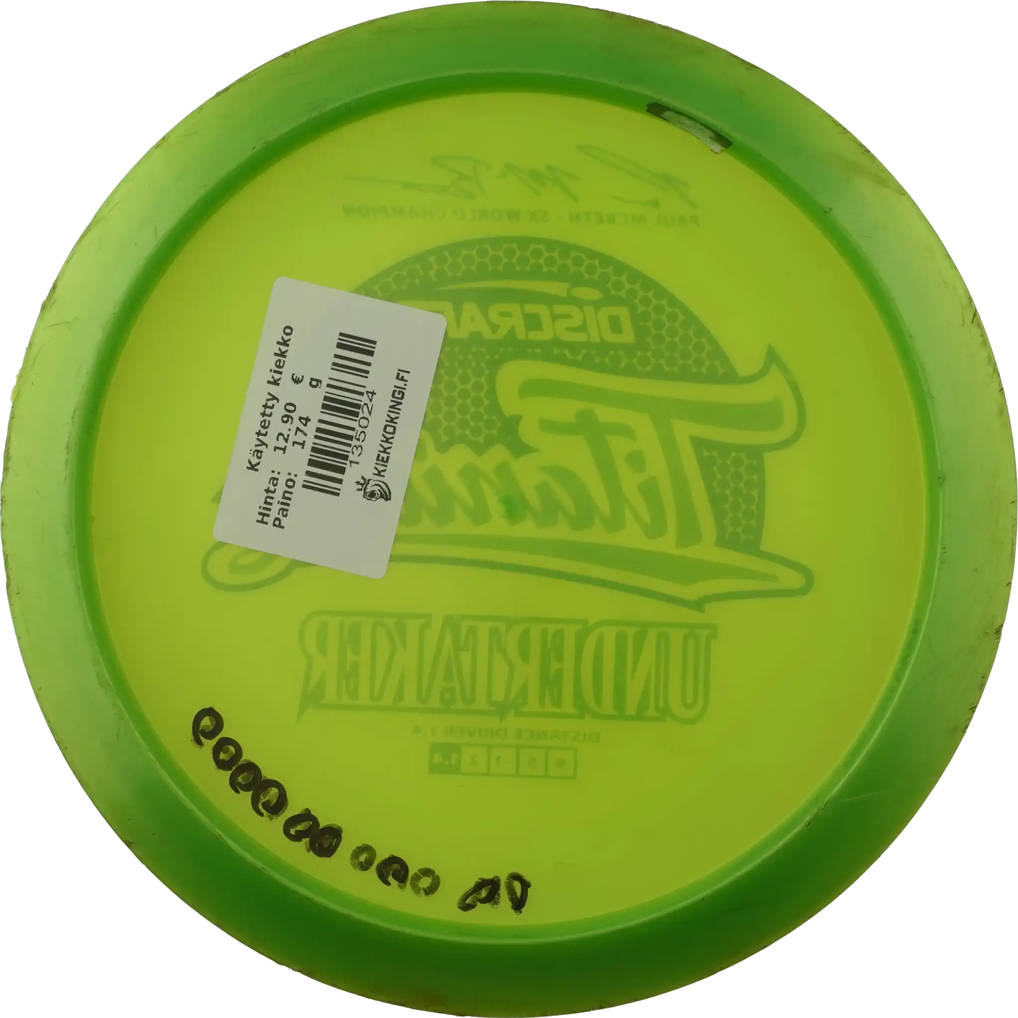 Titanium Undertaker - Paul McBeth
