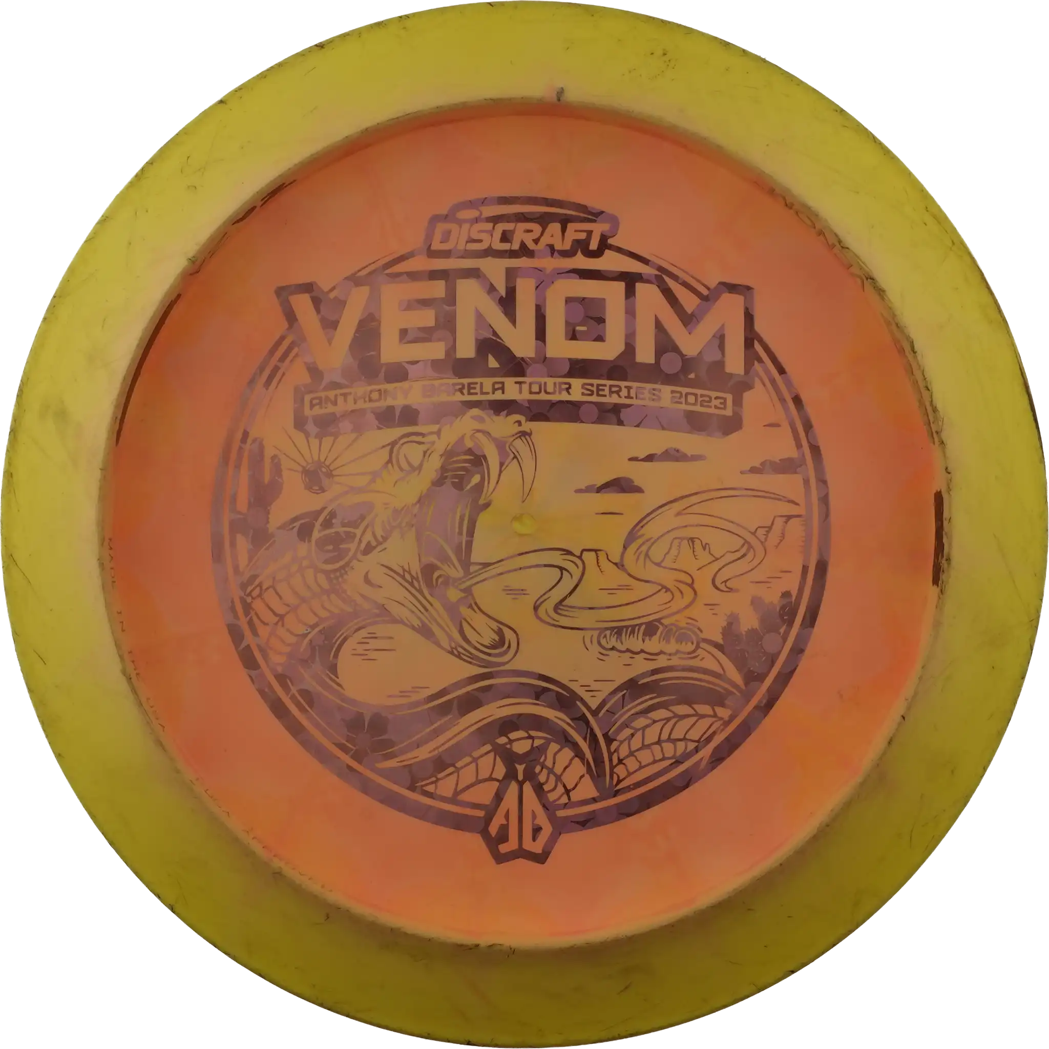 ESP Swirl Venom - Anthony Barela Bottom Stamp