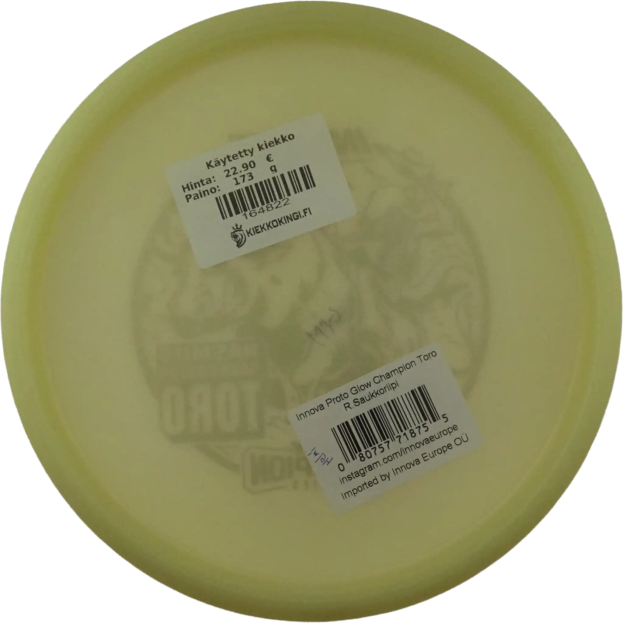 Color Glow Champion Toro - Rasmus Saukkoriipi