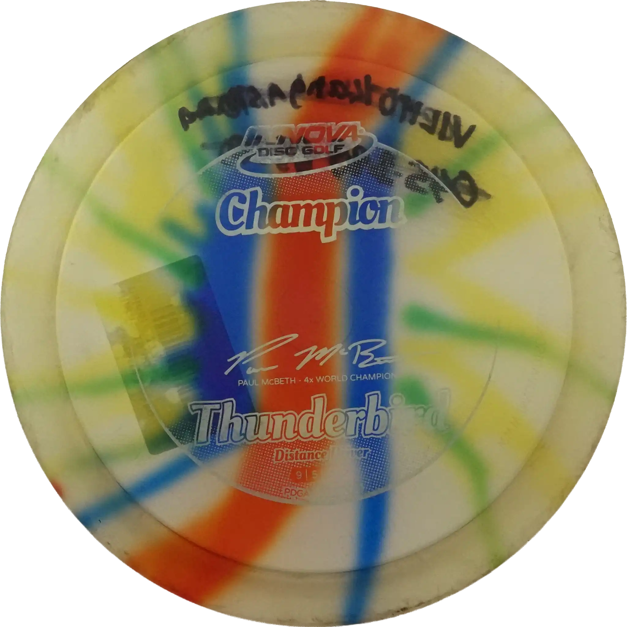 Champion Thunderbird - Paul mcBeth 4x World Champion