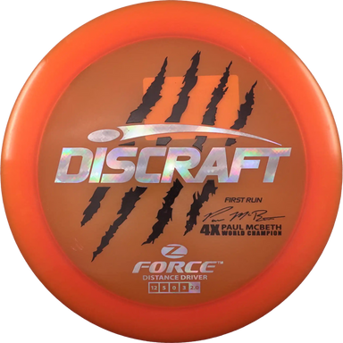 Z Force - First Run - Paul McBeth - 4x World Champion