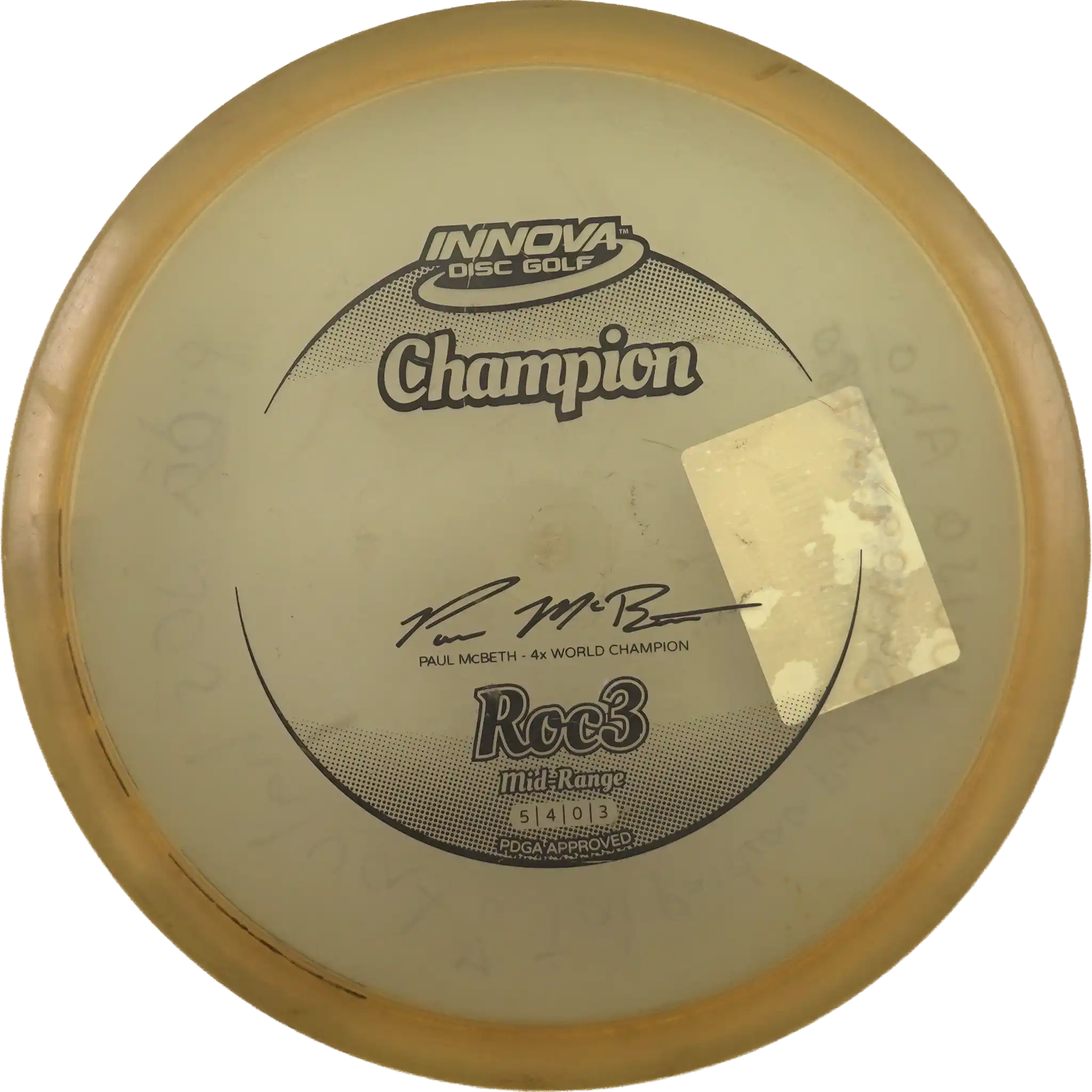 Champion Roc3 - Paul McBeth - 4x World Champion