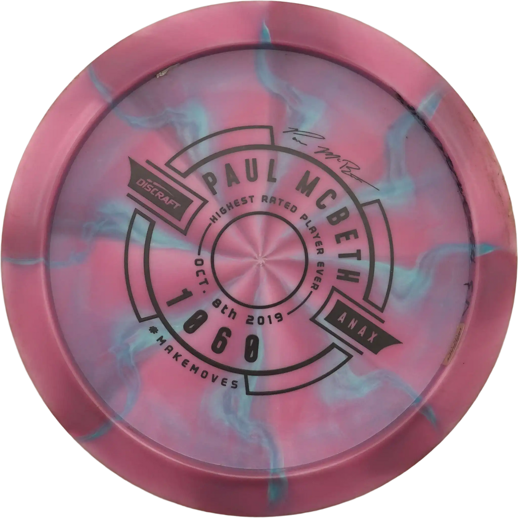 ESP Swirl Anax - Paul McBeth - Bottom Stamp