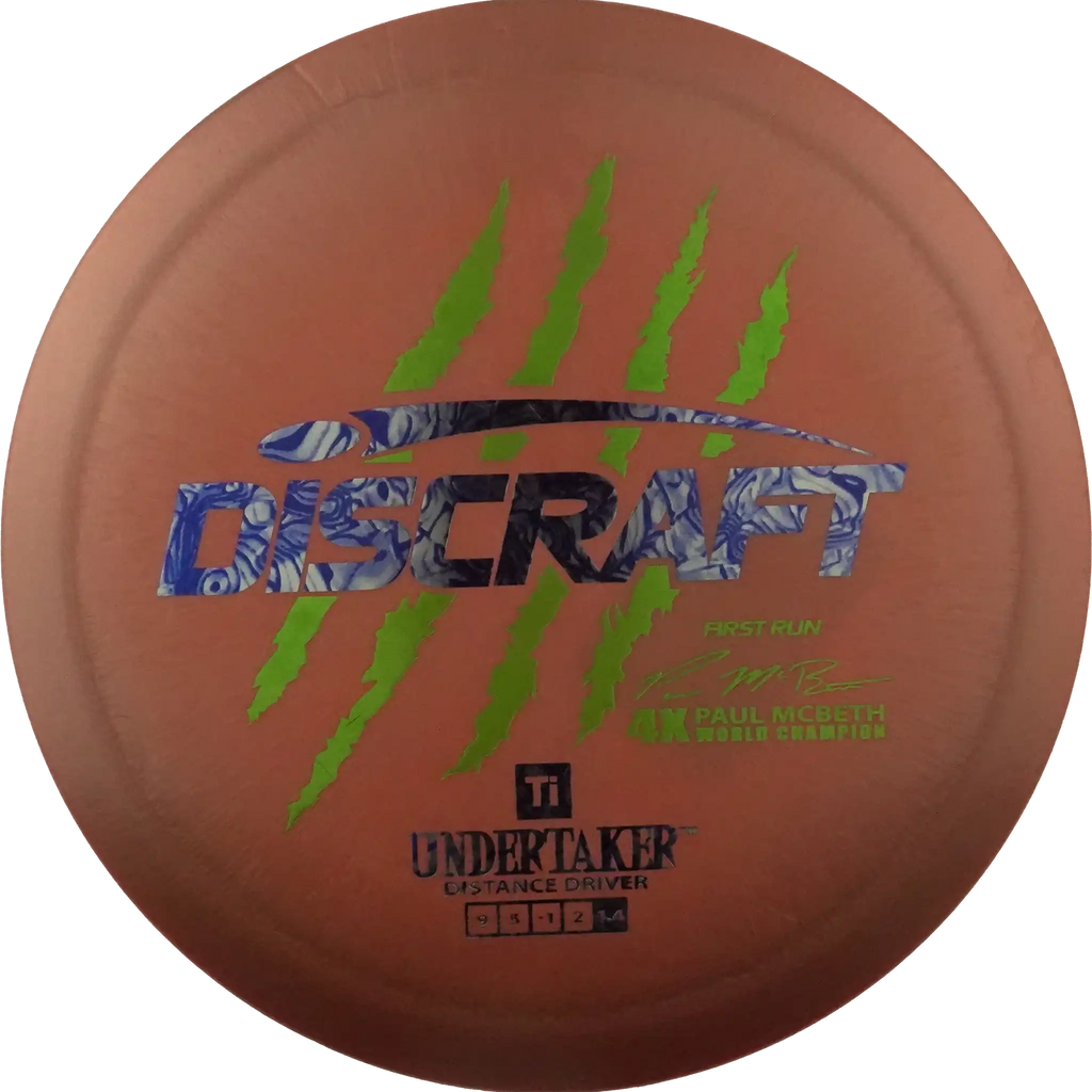 Titanium Undertaker - Paul McBeth - 4x World Champion - First Run