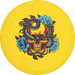 Zero Medium Pure - Skull keltainen