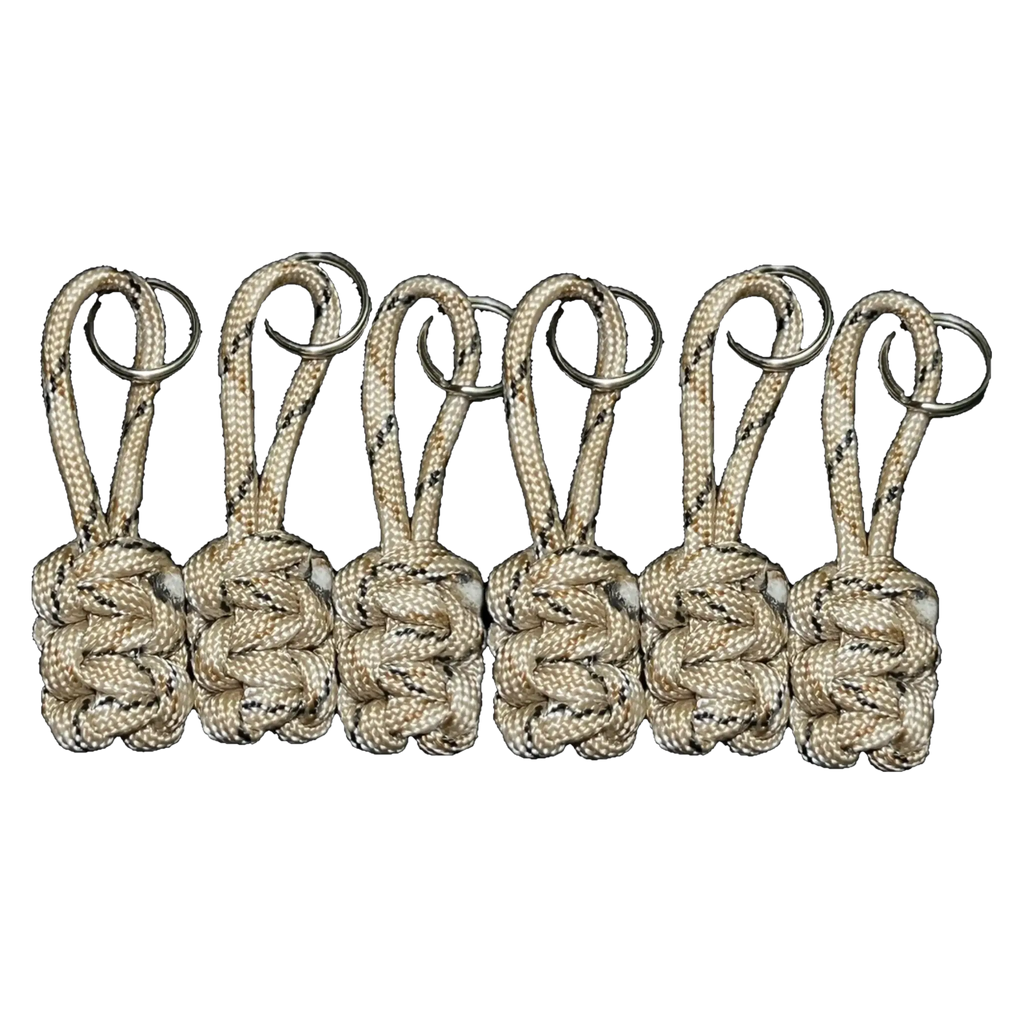Zipper Puller - Sand/Musta