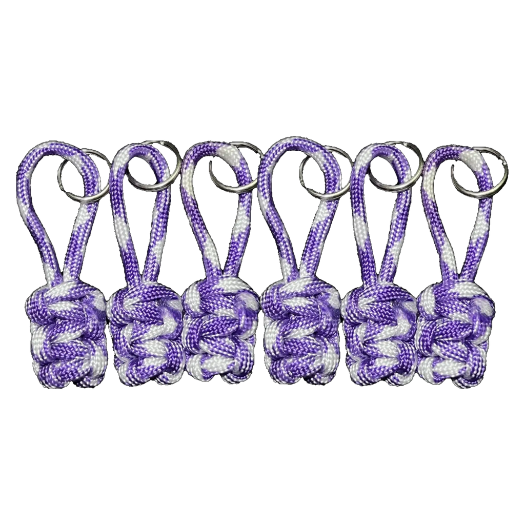 Zipper Puller - Violetti/Valkoinen
